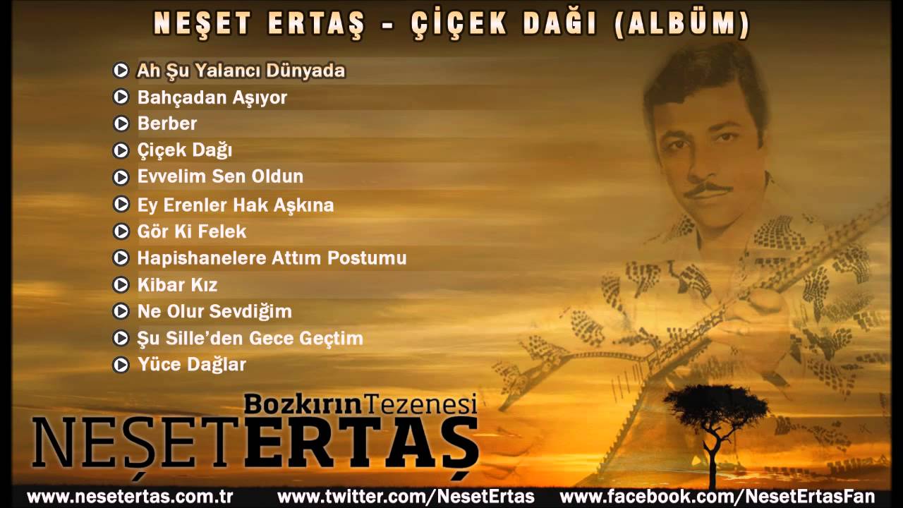 Neşet Ertaş - Ah Şu Yalancı Dünyada - Piyano, gitar, bağlama, melodika, flüt, org Notası