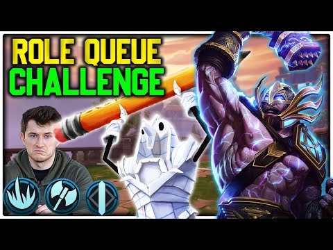 THE SEASON 8 RANKED ROLE QUEUE CHALLENGE...