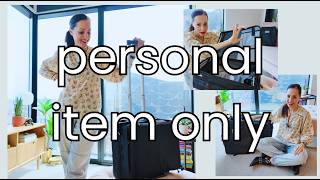 The UNDERSEAT PRO - all you'll ever need for carry-on ONLY travel (personal item size!!!)