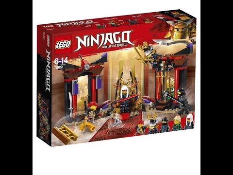 Обзор набора Lego 70651 Throne Room Showdown Решающий бой в тронном зале