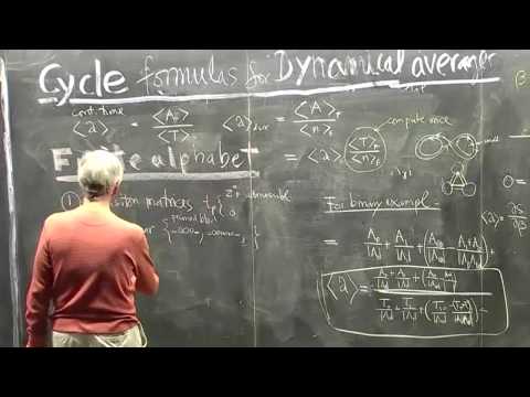 ChaosBook.org chapter Cycle expansions - Cycle formulas for finite grammar