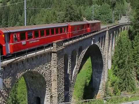 Die RHÄTISCHE BAHN 2003 Albula Linie Teil 1