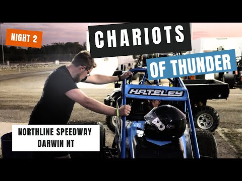Night 2 Showdown: Racing the Chariots of Thunder Series in Darwin