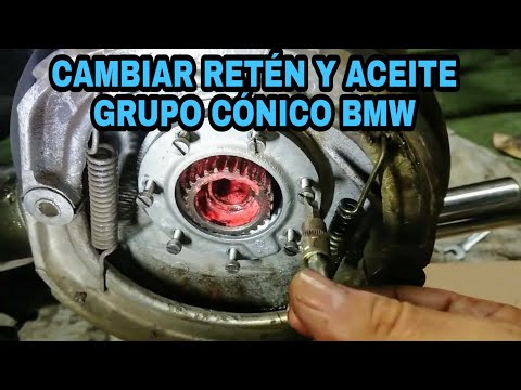 🛠️Cambiar Retén y Aceite Grupo cónico trasero BMW Racer de 1952 Fuga aceite