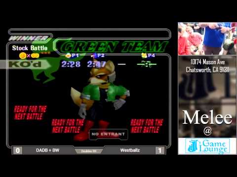 Melee at JJ's 16 - DadB + BW vs. Westballz + JJ's | MikeHaze - Round Robin Doubles