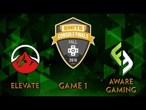 SMITE Console League Fall Finals Day 2 - Elevate vs. Aware Gaming (Game 1)