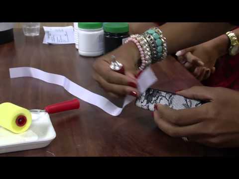 Mulher.com 23/05/2013 Luciane Lourenço - Caixa em madeira revestida Parte 2