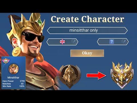 100% WIN-RATE FROM WARRIOR TO MYTHIC SOLO RANK PUSH WITH ONLY MINSITTHAR