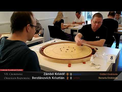 VII. Crokinole OB - Alapszakasz - Berzlánovich Krisztián vs Zámbó Kristóf