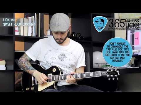 Lick 142/365 - Sweet Rock Lick in F | 365 Guitar Licks Project