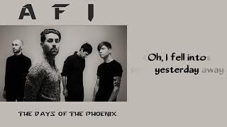 Afi - The Days Of The Phoenix [Lyrics on screen]