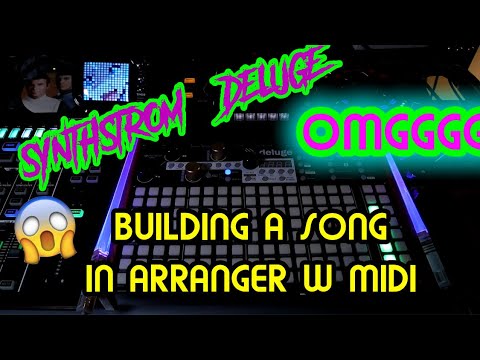 Building A Song In Arranger w/ Midi // Synthstrom Deluge Tutorial