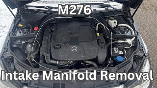 How To Remove Intake Manifold On Mercedes M276 Engine(C,E,S / 300,350,400 Etc.)