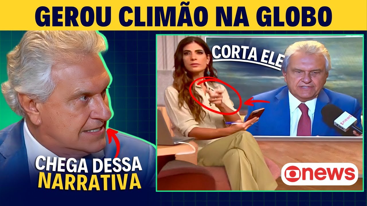 Caiado BREAKS Globo News narrative and leaves Bloggers WITHOUT REACTION