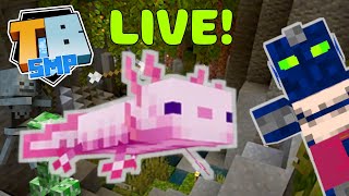 Lush Cave NIGHTMARE and the Diamond Mine Shaft! | Truly Bedrock SMP | Minecraft Twitch Stream #18