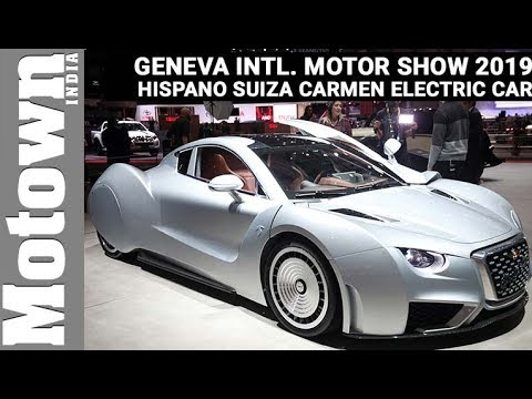 SEXIEST ELECTRIC CAR AT GIMS 2019 | HISPANO SUIZA CARMEN | Motown India