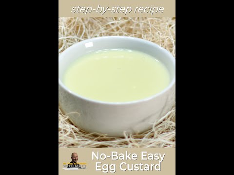 Easy Homemade Custard Recipe #shorts