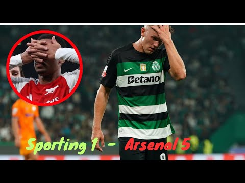 Sporting 1-5 Arsenal: A Goleada e o Fim da Invencibilidade | Música Exclusiva!