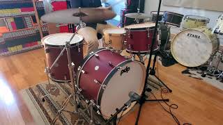 Video thumbnail for (SOLD) Drum Kits - PDP Concept Maple 14x24 9x13 16x16 Drum Kit (Ox Blood w/Ebony Hoops) by Philadelphia Drum & Percussion