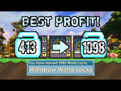 BEST PROFIT in Growtopia! How to GET RICH FAST in 2026! (EASY DLS)