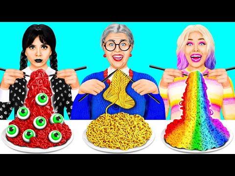 Wednesday vs Babcia — Kulinarne Wyzwanie | Wojna Kuchenna od Fun Challenge