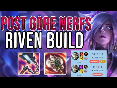 NEW OP RIVEN BUILD AFTER GORE NERFS!!! 10 MILLION MASTERY POINT RIVEN!!!