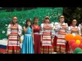 Детский ансамбль исполняет "Небо славян" (группа "Алиса") 