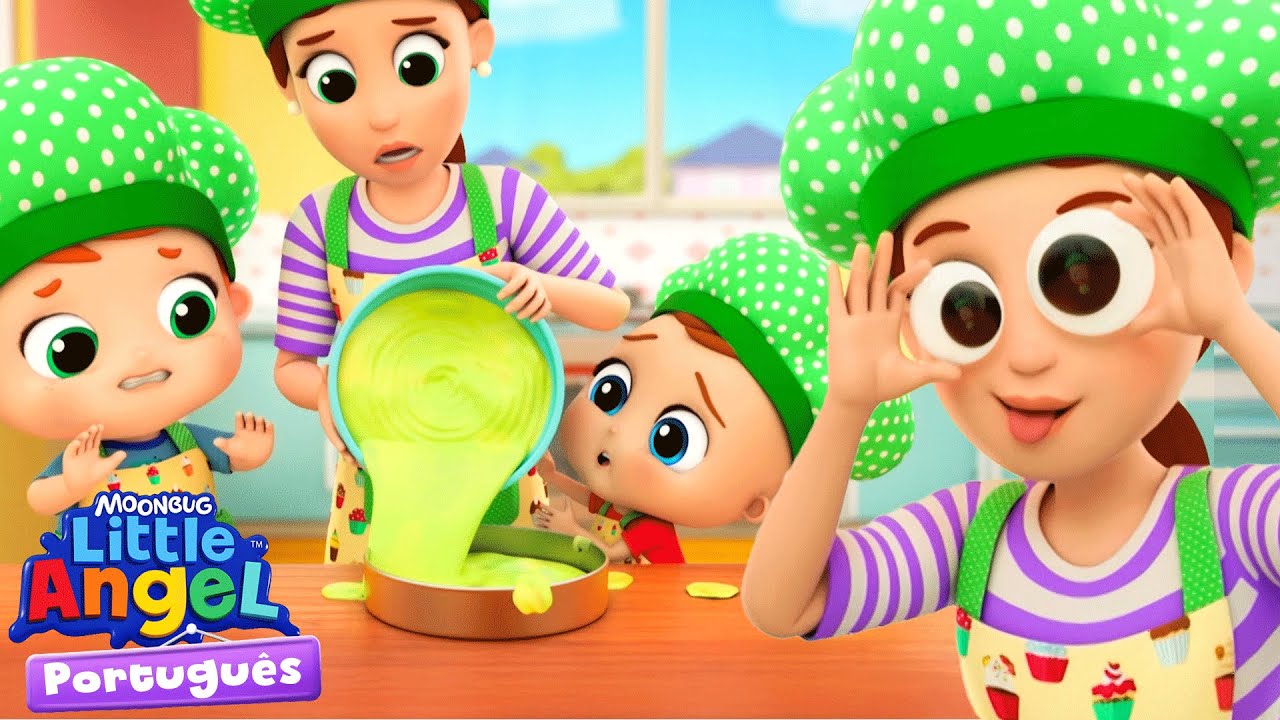⭐ Novo Episódio ⭐ Vamos Cozinhar com a mamãe 🍰🎂 Little Angel Brasil | Músicas Infantis em Português
