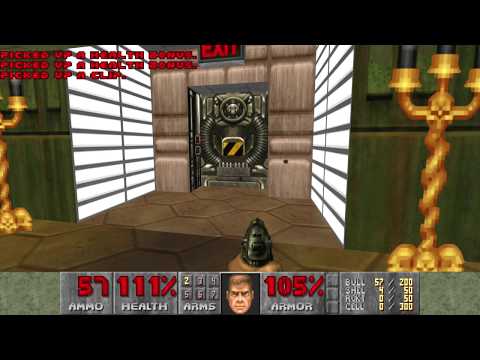 Doom (1993) - E1M1: Hangar [4K 60FPS]