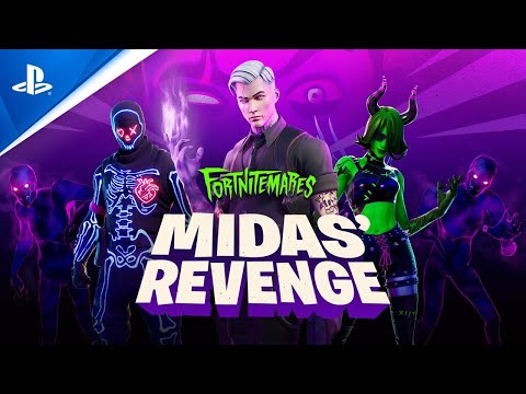Fortnite - Fortnitemares 2020 Midas' Revenge Gameplay Trailer | PS4