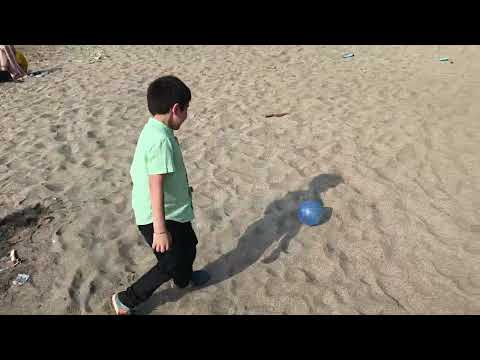 Aditya with Satchit || Football ⚽️ At Nargol beach || 1st January 2026
