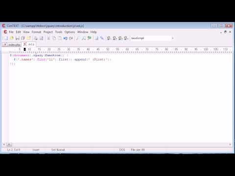 jQuery Tutorial 1 Introduction to jQuery