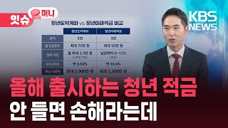 “3년 모으면 2천2백만 원”…청년미래적금 뜬다 [잇슈 머니] / KBS  2026.01.02.
