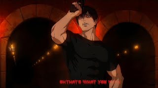 ☠️Toji vs Gojo edit wake up [amv/edit] Toji Mass yoga edit