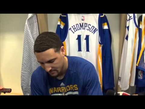 Raptors vs. Warriors 02/27/15 - Klay Thompson