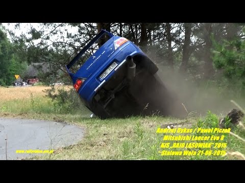 Andrzej Dykas / Paweł Piczak - Mitsubishi Lancer Evo 8 - KJS „RAJD LASOWIAK Stalowa Wola 21-06-2015