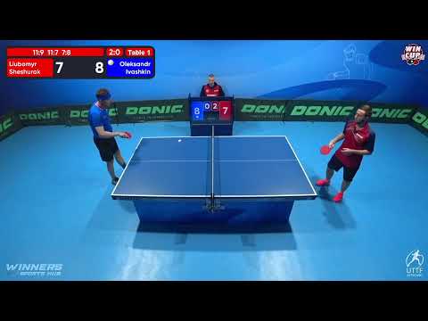 20:00 Liubomyr Sheshurak 3 - 0 Oleksandr Ivashkin West 3 WIN CUP 25.11.2022 | TABLE TENNIS WINCUP