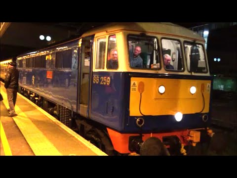 Class 86 Returns To WCML! 86259 "Les Ross" Winter Cumbrian Mountain Express