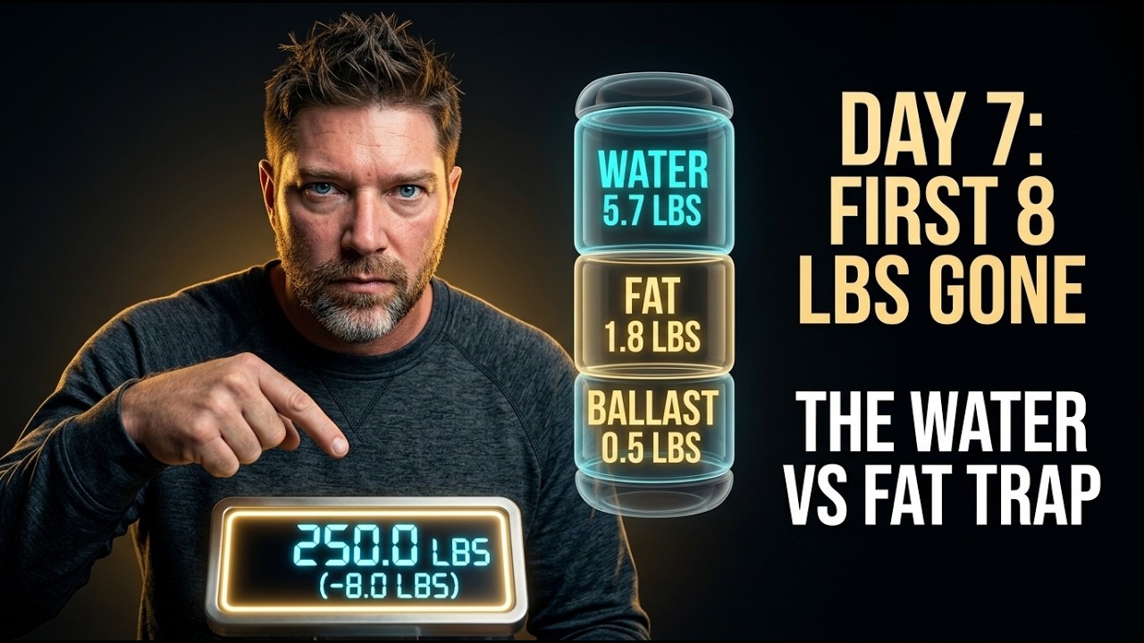 Watch: Day 7 on Tirzepatide: First 8 lbs Gone & 5 Proven Glycogen Water Secrets