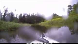 preview picture of video 'Mississippi River, Lake Itasca to Pine Point Landing by kayak - time lapse'