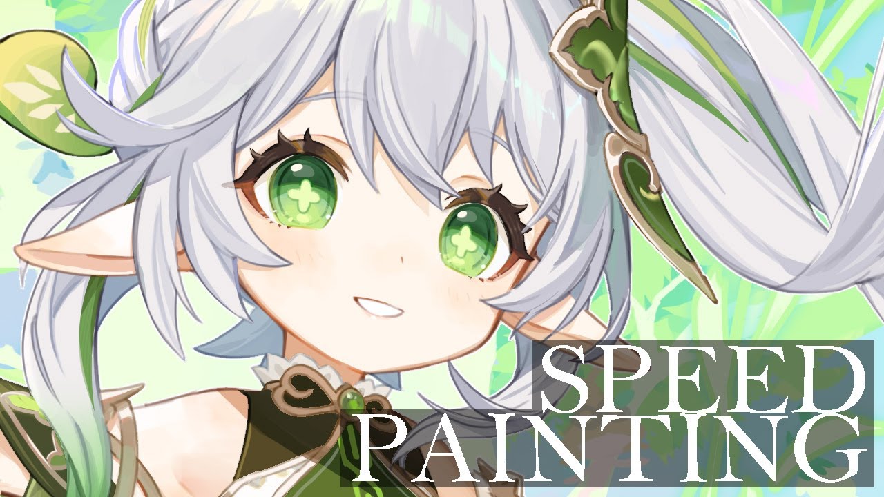 【イラストメイキング】原神/Genshin Impact-ナヒーダ【Speed Painting】