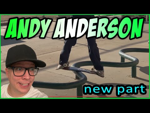 ANDY ANDERSON Crazy Wisdom NEW SKATE PART REVIEW