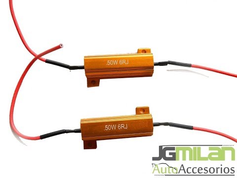 Instalación de Resistencias para evitar el Hiperflasheo