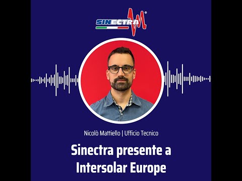 Sinectra presente a Intersolar Europe