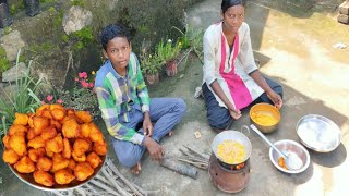 Village Style Morning Breakfast — Santali Siblings