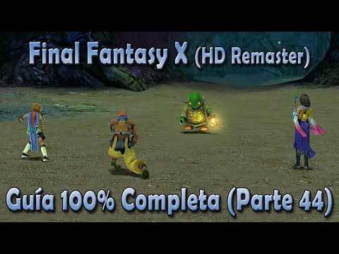 Final Fantasy X - Guía 100% - Parte 44 - Capturando enemigos en la Cueva del Barranco