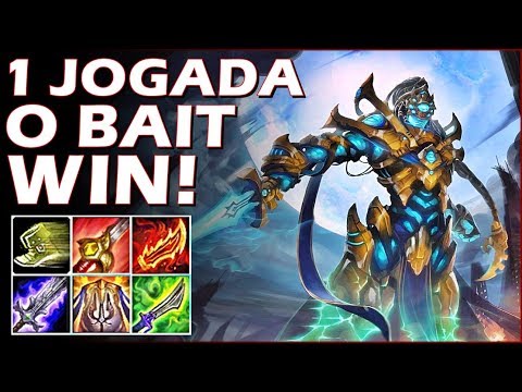 COM YODA NO TIME GANHAMOS O JOGO EM APENAS 1 JOGADA! O BAIT MAIS BONITO DE 2019! MatheusBT