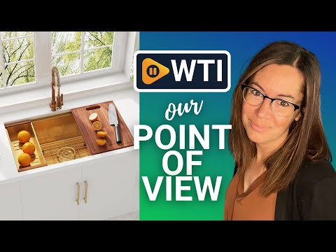 32 Inch Gold Kitchen Sink Stainless Steel - WTI product video review