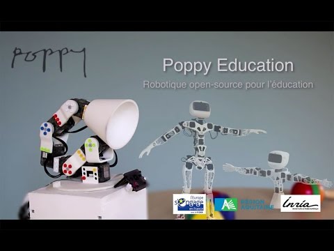 KIT ROBOT PÉDAGOGIQUE ÉDUCATIF OPEN SOURCE POPPY ERGO JR POPPY STATION (AVEC OU SANS IMPRESSIONS 3D & SOCLE)_1