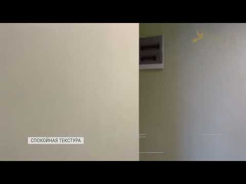 Marmorino Carrara - walls in the flat with pistachio color - overview